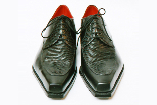 TRT-green lizard bespoke shoes by Carréducker TRT-green lizard bespoke shoes by Carréducker