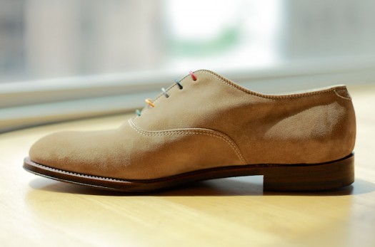 Alden's with multi coloured laces Alden's with multi coloured laces