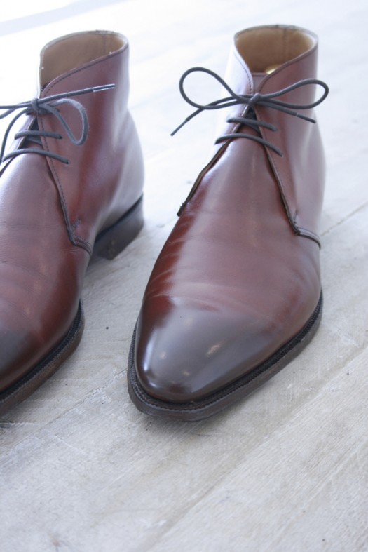 Crockett and Jones Chukka after Premium Shoe Care+ treatment Crockett and Jones Chukka after Premium Shoe Care+ treatment