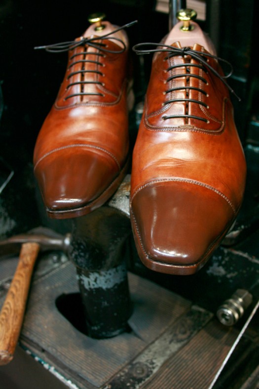Santoni's after Premium Shoe Care+ treatment Santoni's after Premium Shoe Care+ treatment